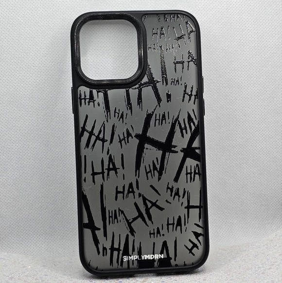 IPhone 13 Pro Max The Joker Jokester Black Haha SimplyMdrn Phone Case - Tough - Picture 7 of 12